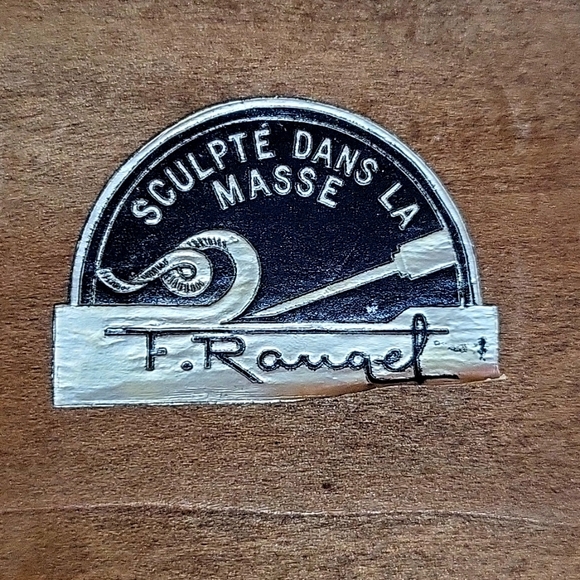 3-D CARVED WOOD WALL ART SIGNED - Picture 7 of 7